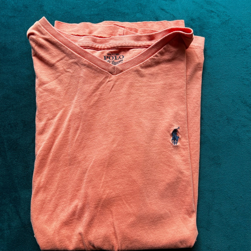 Polo Ralph Lauren, V-Neck, light orange, Size M
